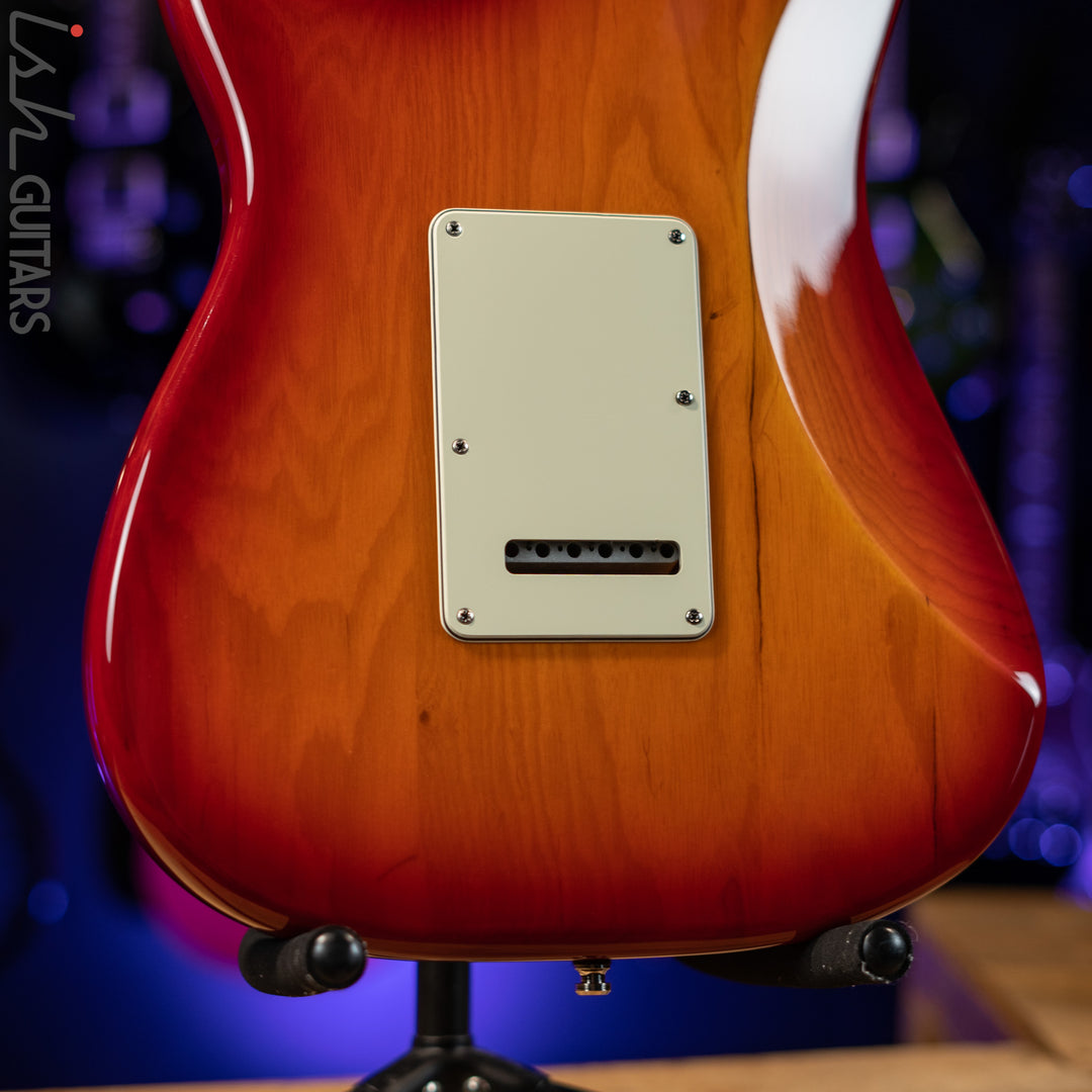 2019 Fender American Elite Stratocaster Aged Cherry Burst