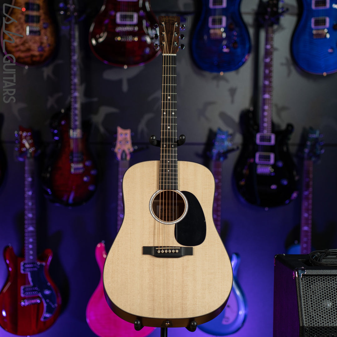 Martin D-10E Dreadnought Acoustic-Electric Guitar Natural Spruce Blemished