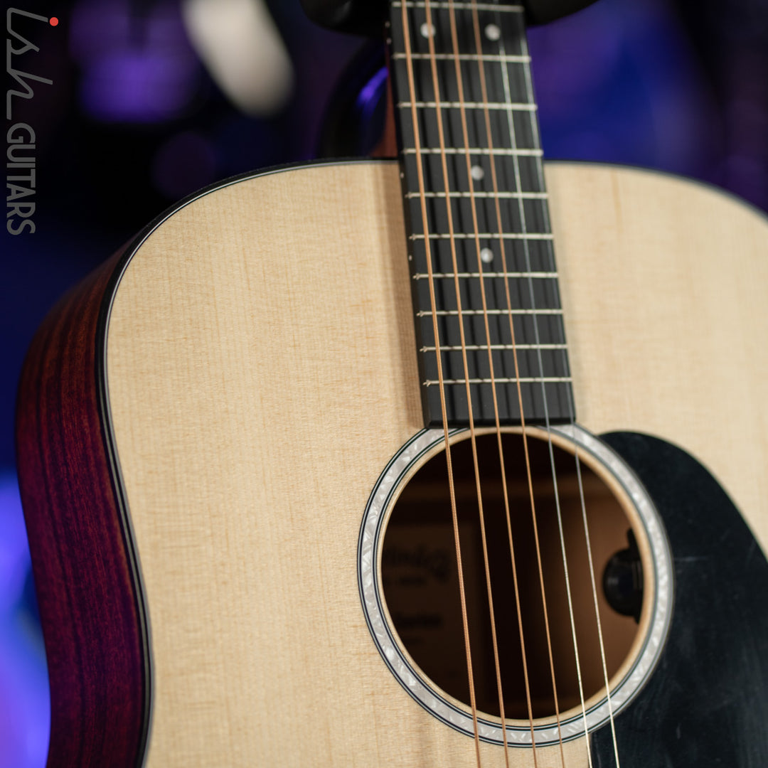 Martin D-10E Dreadnought Acoustic-Electric Guitar Natural Spruce Blemished