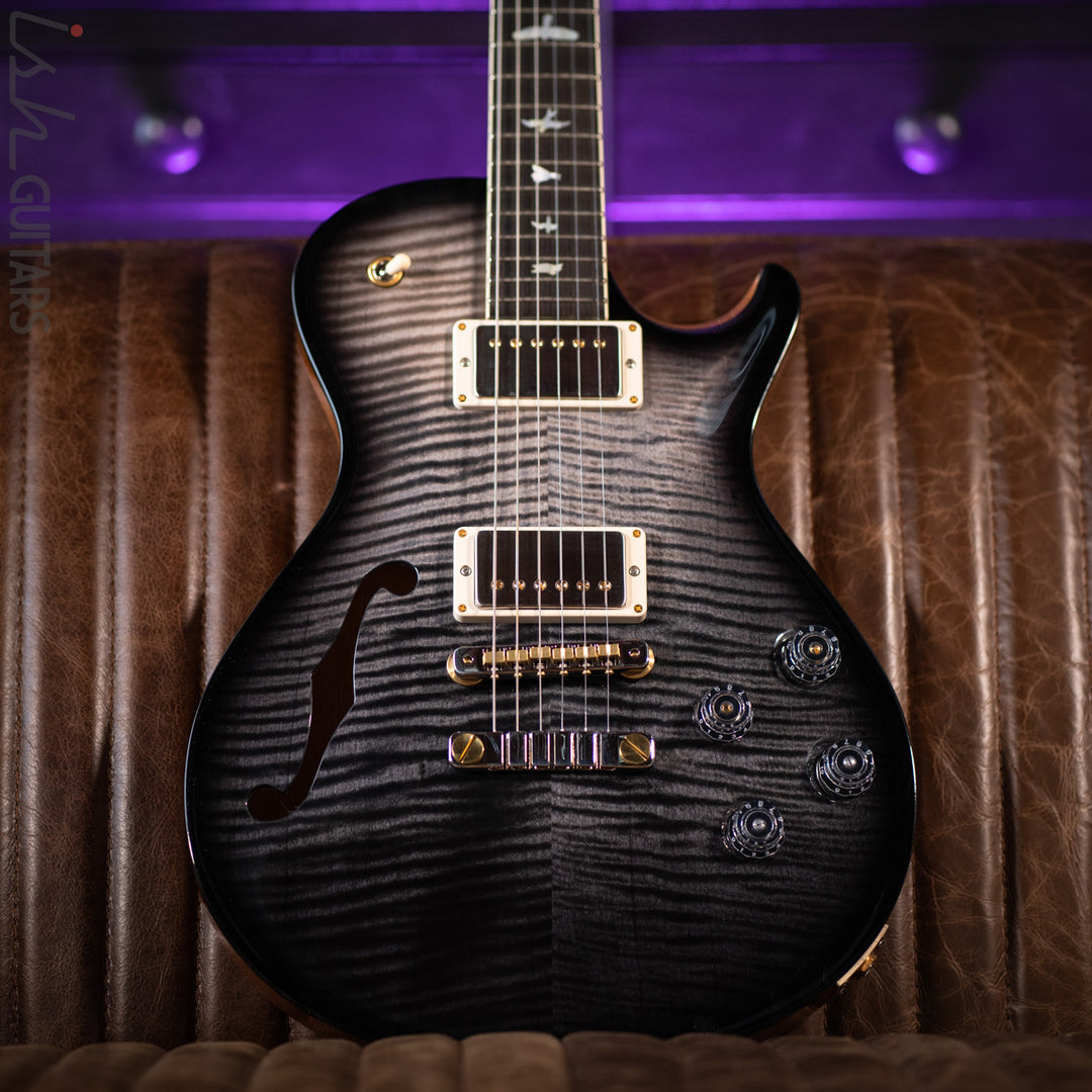 2019 PRS McCarty 594 Singlecut Semi-Hollow Brazilian Rosewood 10-Top Grey Fade Smokewrap Burst