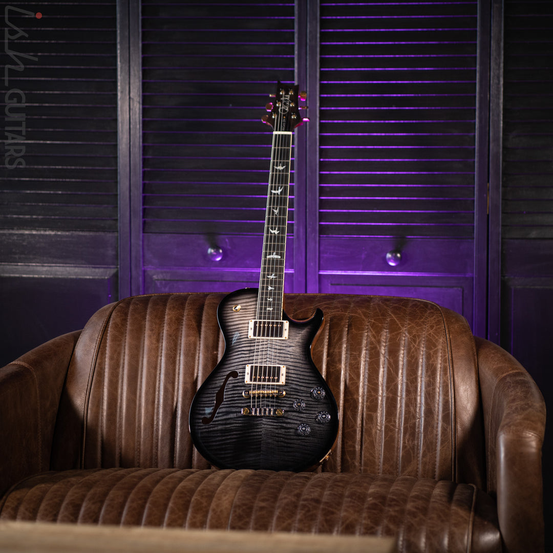 2019 PRS McCarty 594 Singlecut Semi-Hollow Brazilian Rosewood 10-Top Grey Fade Smokewrap Burst