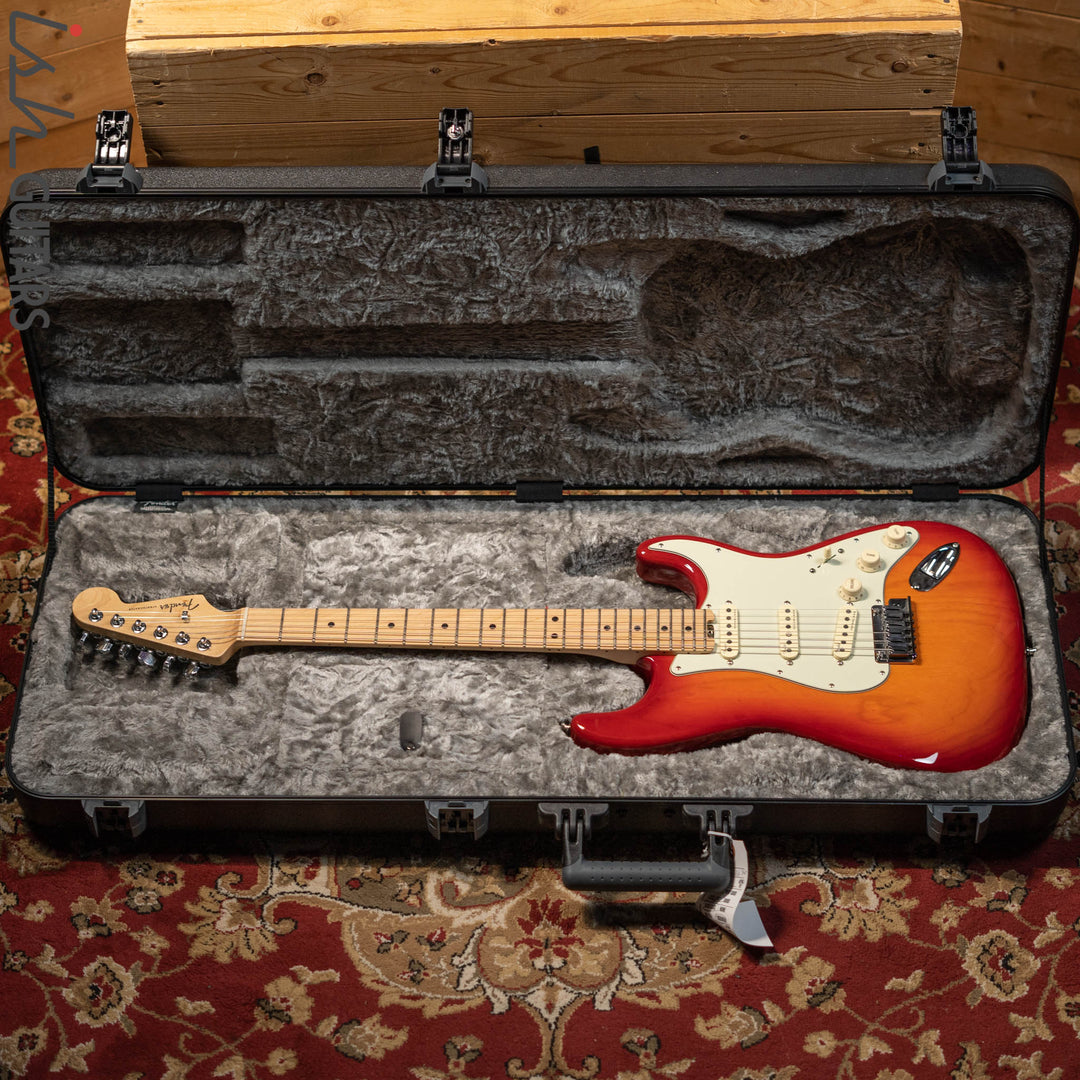 2019 Fender American Elite Stratocaster Aged Cherry Burst