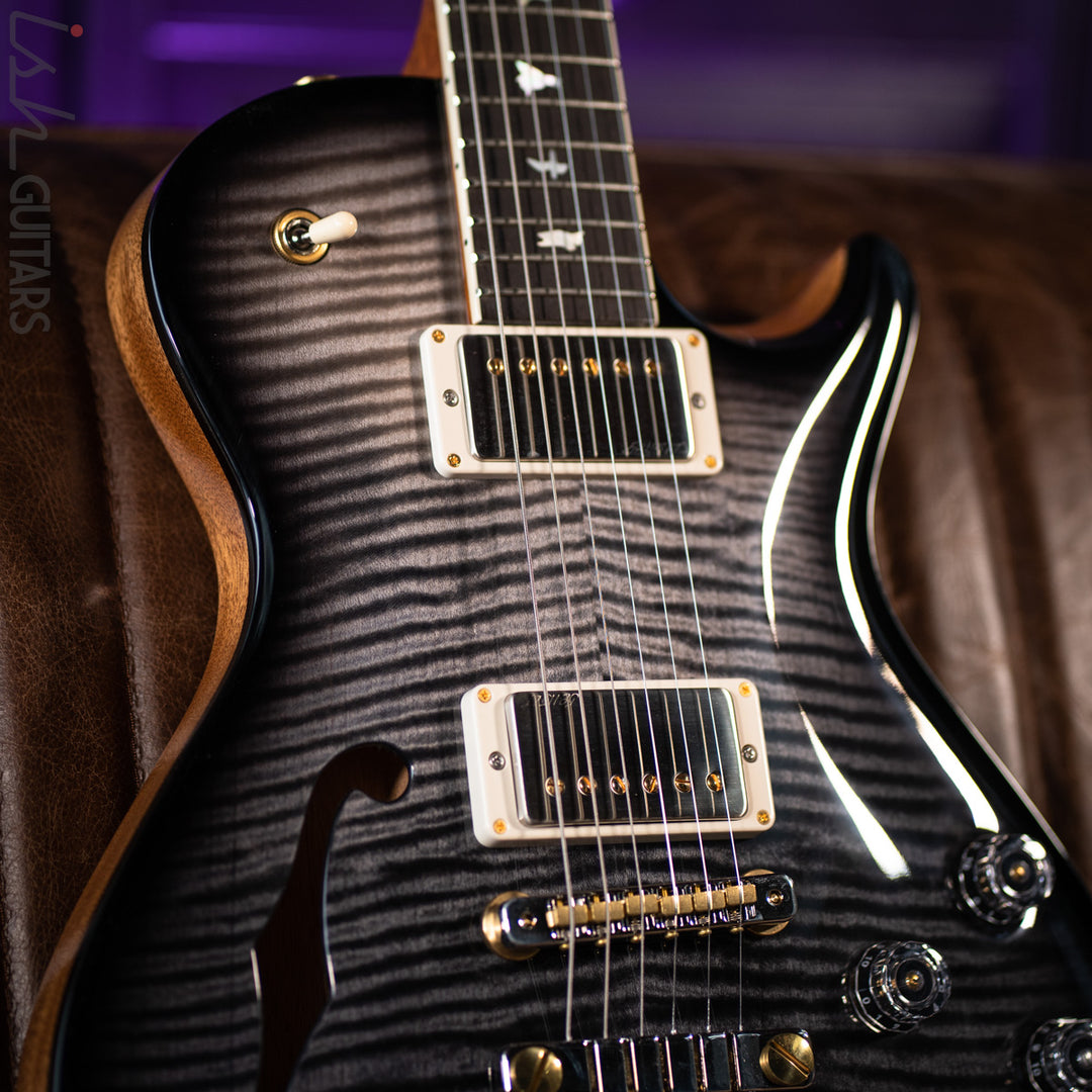 2019 PRS McCarty 594 Singlecut Semi-Hollow Brazilian Rosewood 10-Top Grey Fade Smokewrap Burst