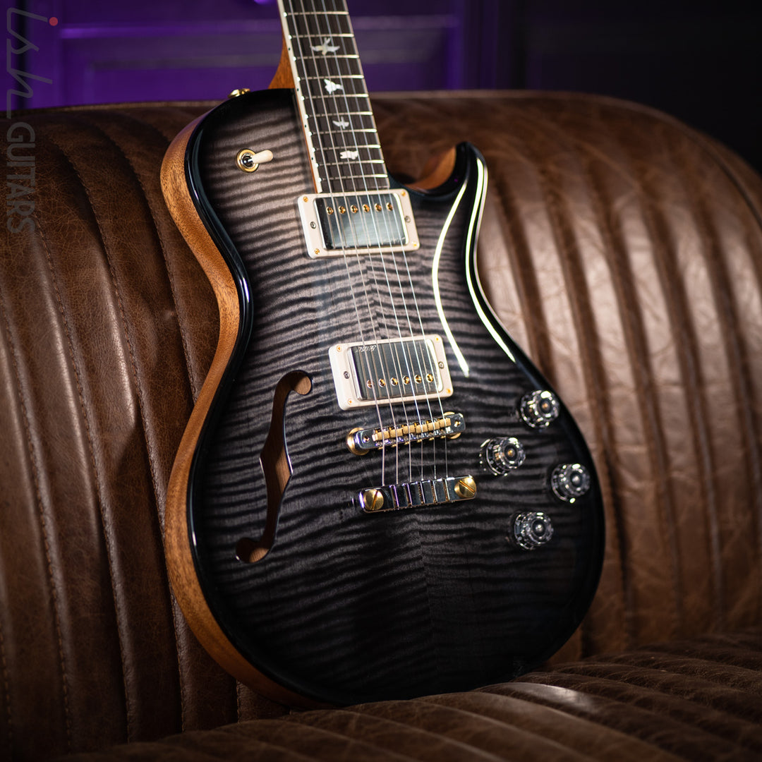 2019 PRS McCarty 594 Singlecut Semi-Hollow Brazilian Rosewood 10-Top Grey Fade Smokewrap Burst