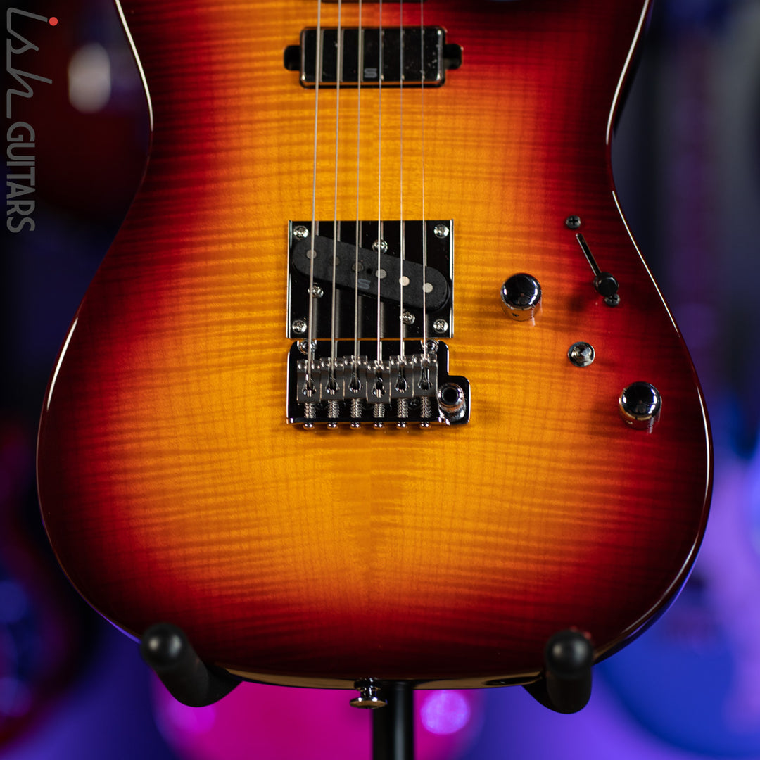 Ibanez Prestige AZS2200F Electric Guitar Sunset Burst Demo