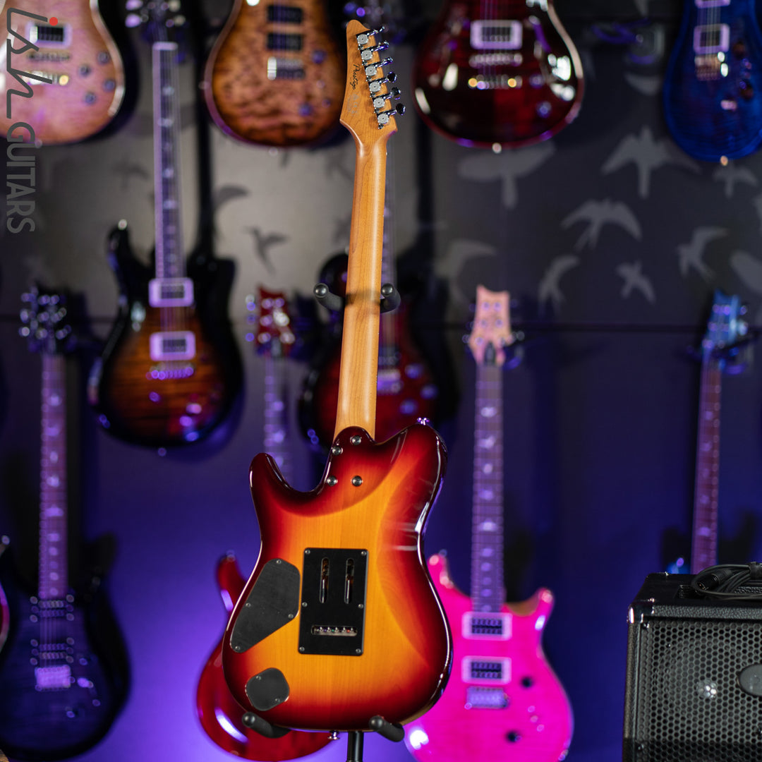 Ibanez Prestige AZS2200F Electric Guitar Sunset Burst Demo