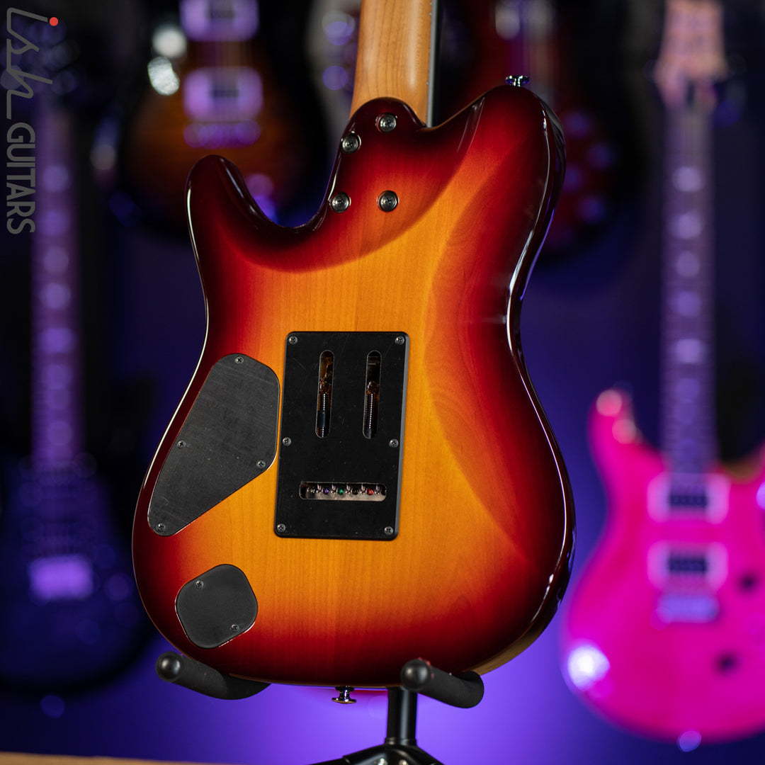 Ibanez Prestige AZS2200F Electric Guitar Sunset Burst Demo