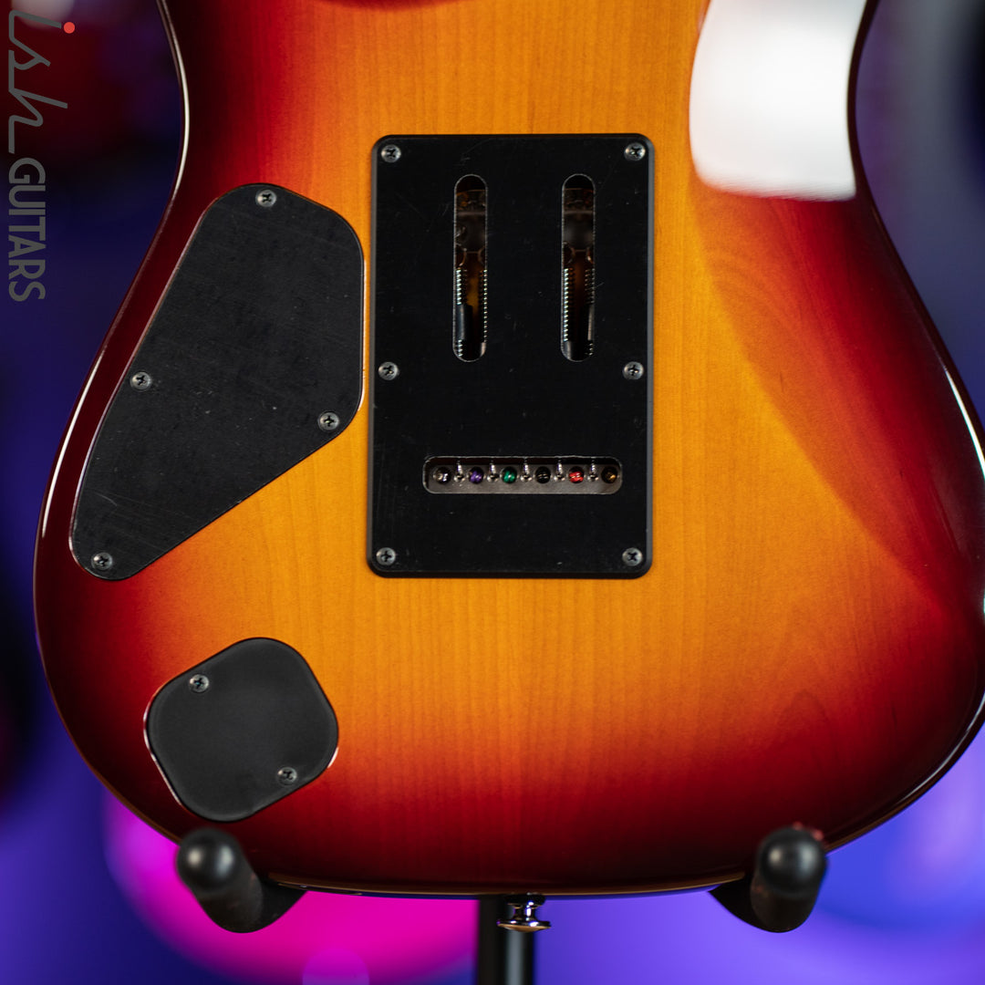 Ibanez Prestige AZS2200F Electric Guitar Sunset Burst Demo