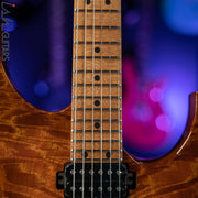 LSL XT4-DX 'Tea' Curly Mango Top Faded Iced Tea Burst