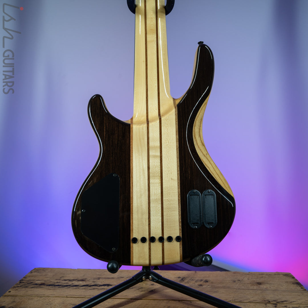 2010s Wolf S10-6 Lined Fretless Bass Rosewood Top