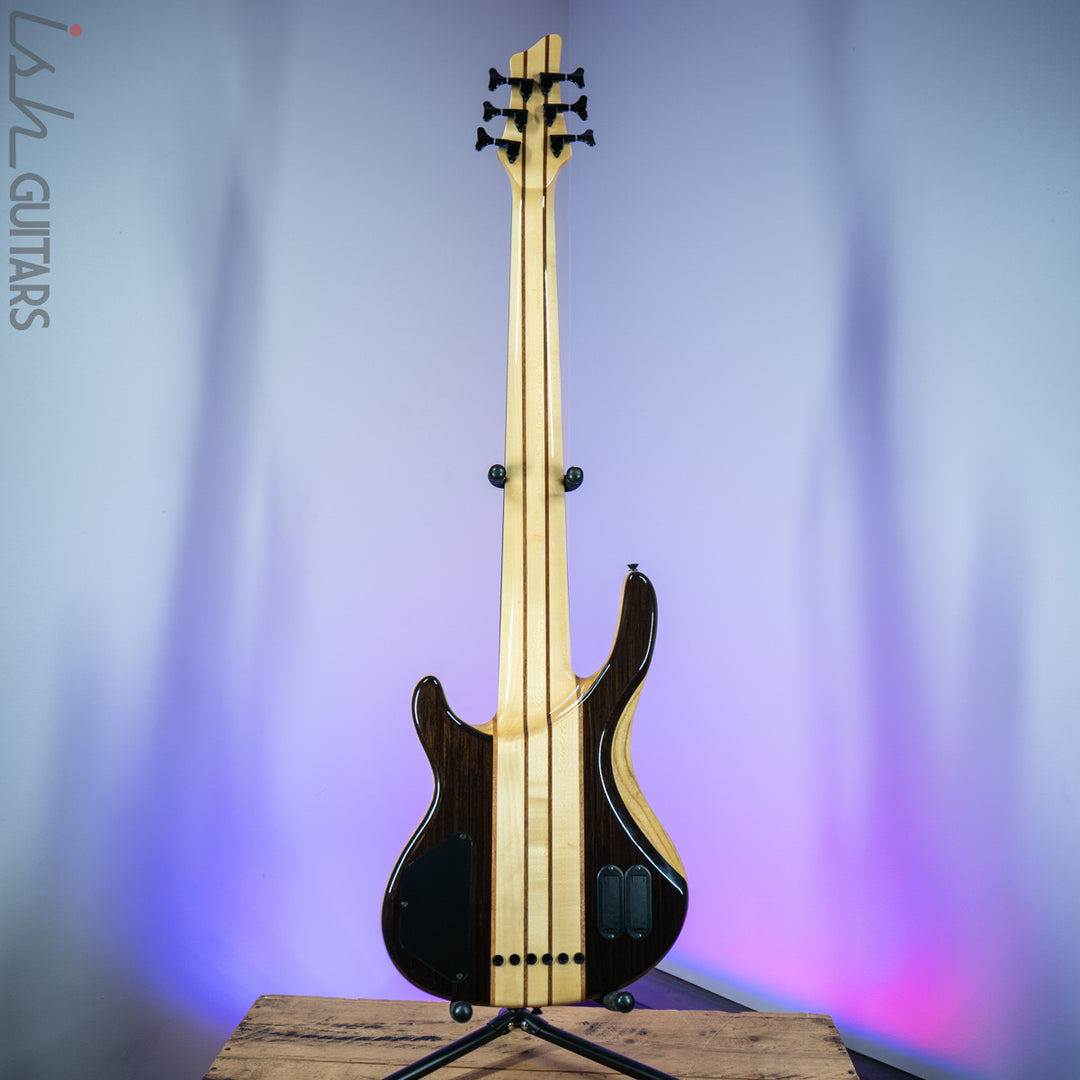 2010s Wolf S10-6 Lined Fretless Bass Rosewood Top