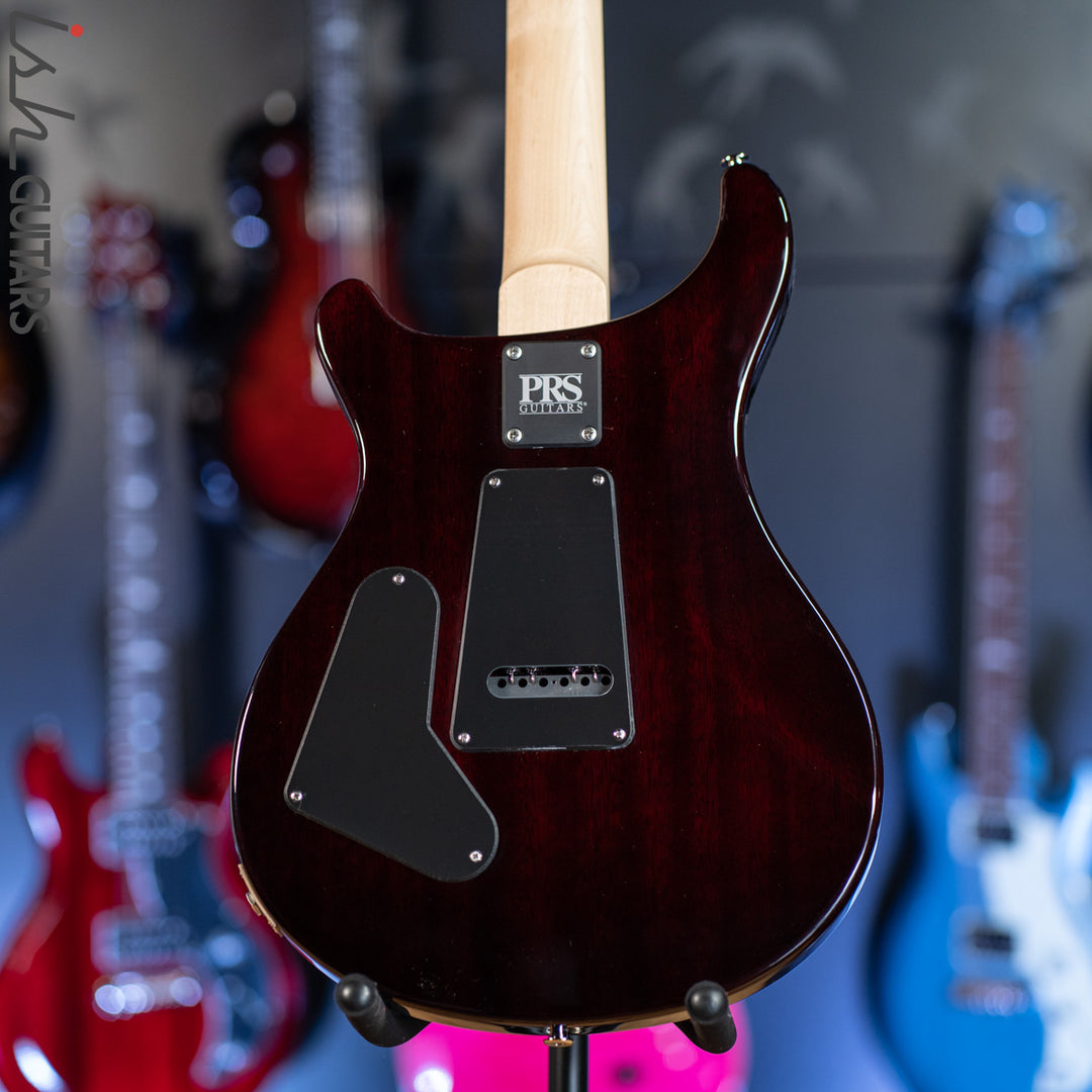 PRS CE 24 Semi-Hollow Fire Red Burst Smokewrap