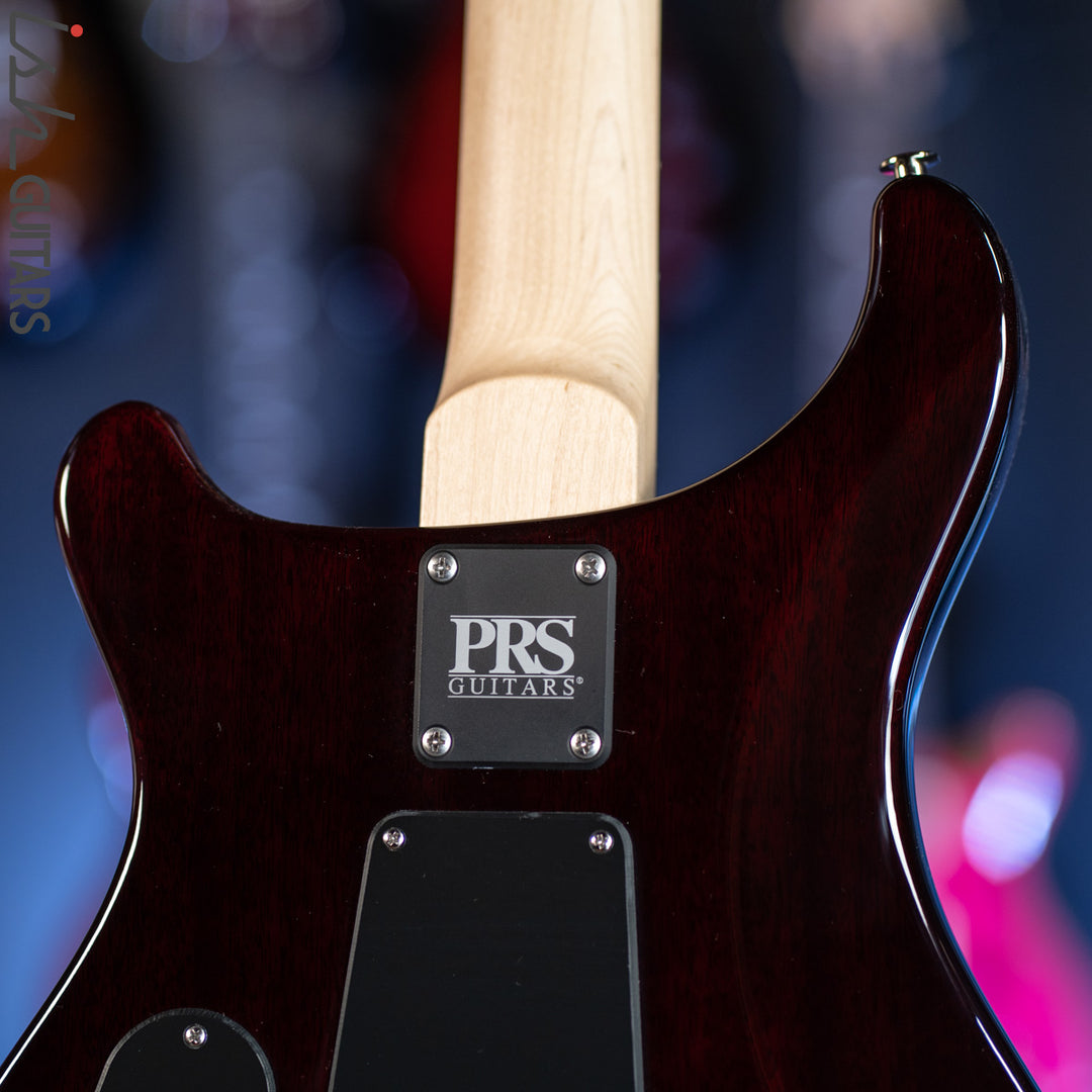 PRS CE 24 Semi-Hollow Fire Red Burst Smokewrap