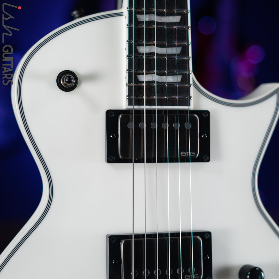 ESP E-II Eclipse Electric Guitar Snow White Satin