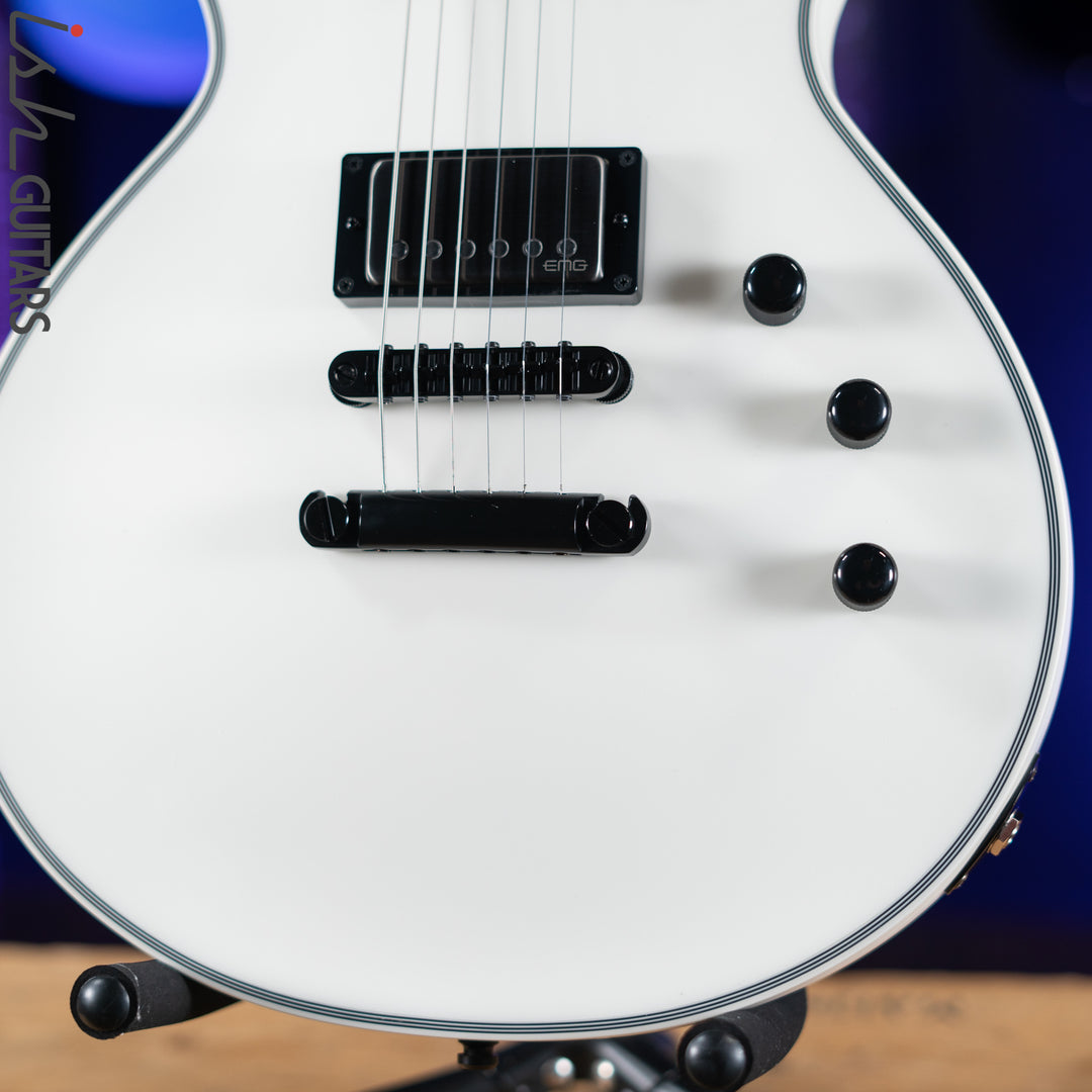 ESP E-II Eclipse Electric Guitar Snow White Satin