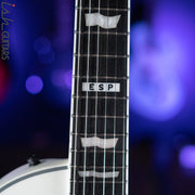 ESP E-II Eclipse Electric Guitar Snow White Satin