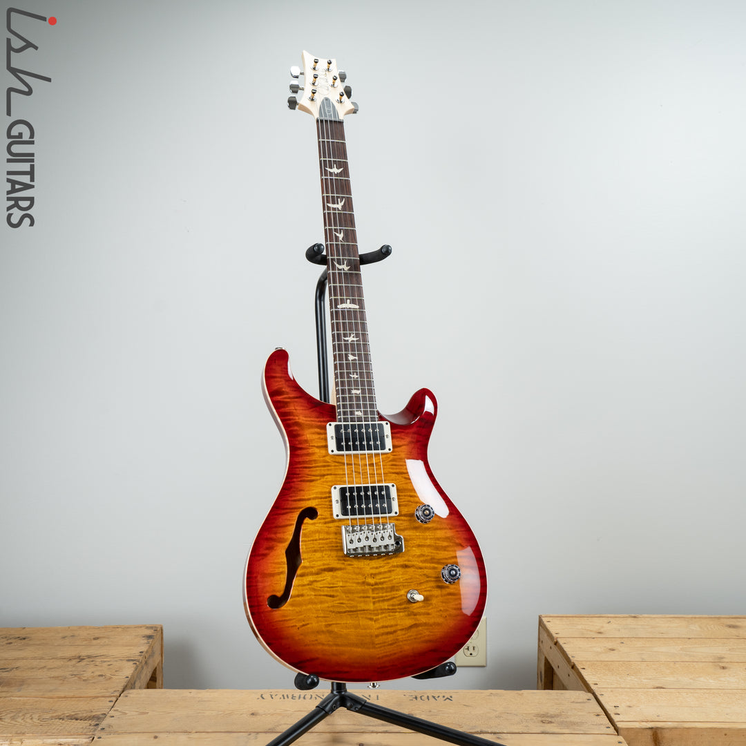 PRS CE 24 Semi Hollow Dark Cherry Sunburst