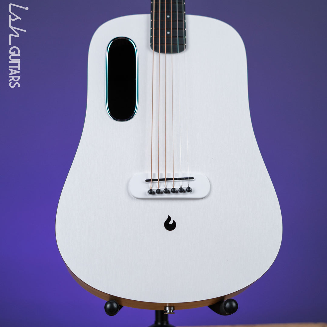 Lava Music Blue Lava Original Acoustic Guitar Walnut/Frost White w/ Lite Bag NO ELECTRONICS