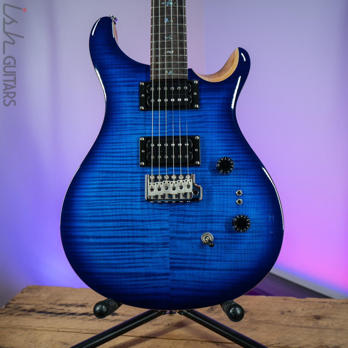 PRS SE 35th Anniversary Custom 24 Faded Blue Burst – Ish Guitars