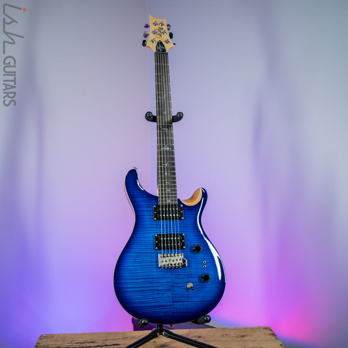 PRS SE 35th Anniversary Custom 24 Faded Blue Burst – Ish Guitars