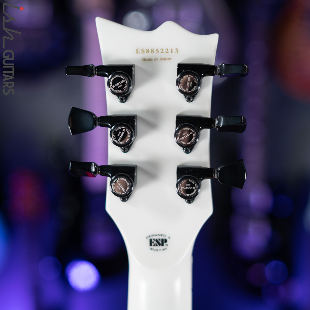 ESP E-II Eclipse Electric Guitar Snow White Satin