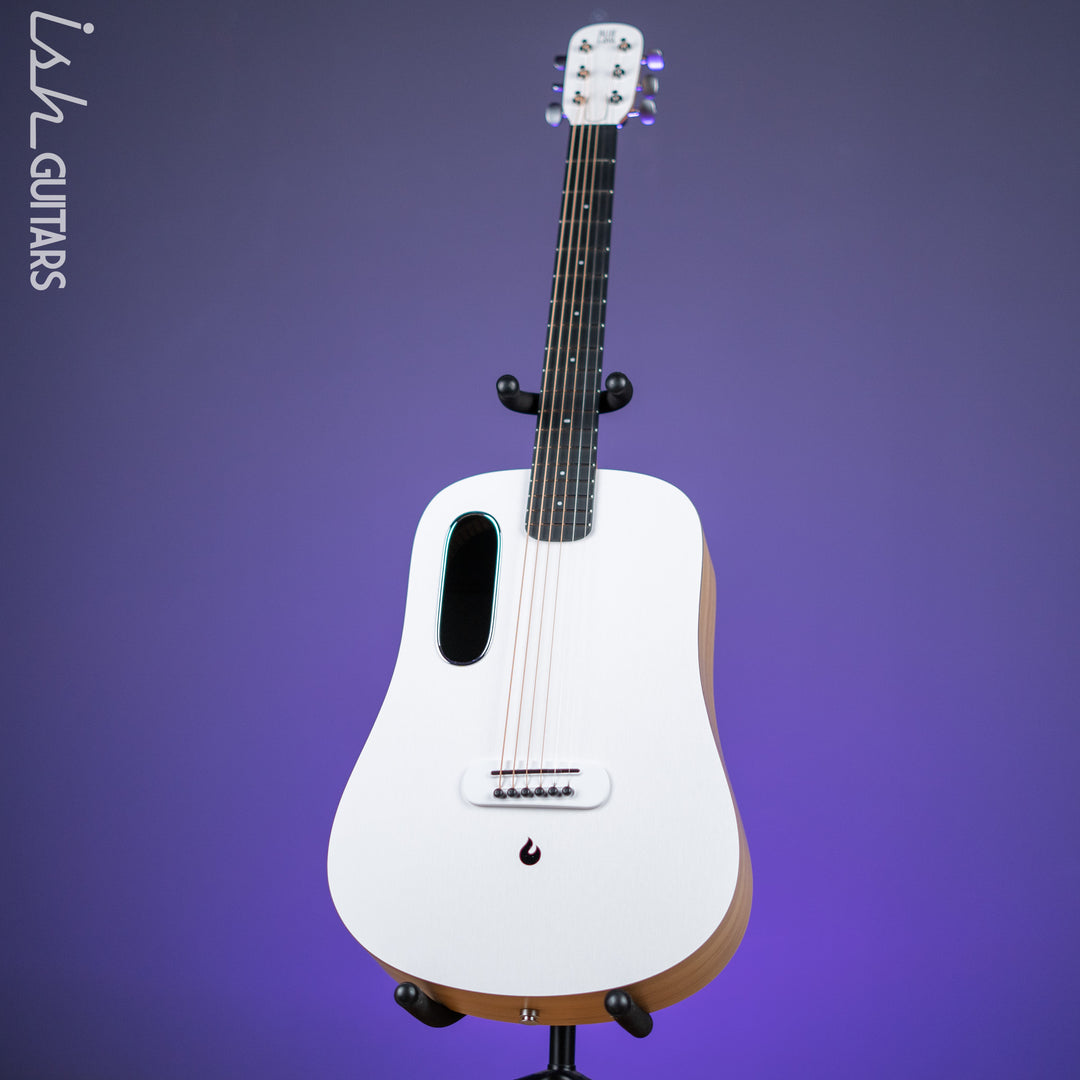 Lava Music Blue Lava Original Acoustic Guitar Walnut/Frost White w/ Lite Bag NO ELECTRONICS