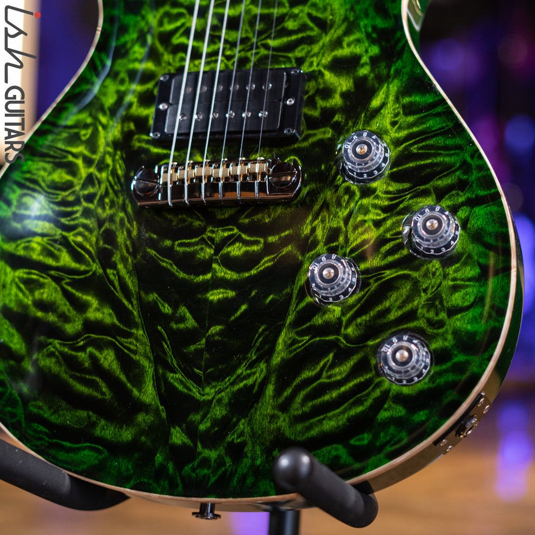 PRS Wood Library Tremonti Stoptail Jade w/ Green Burst 10 Top Quilt