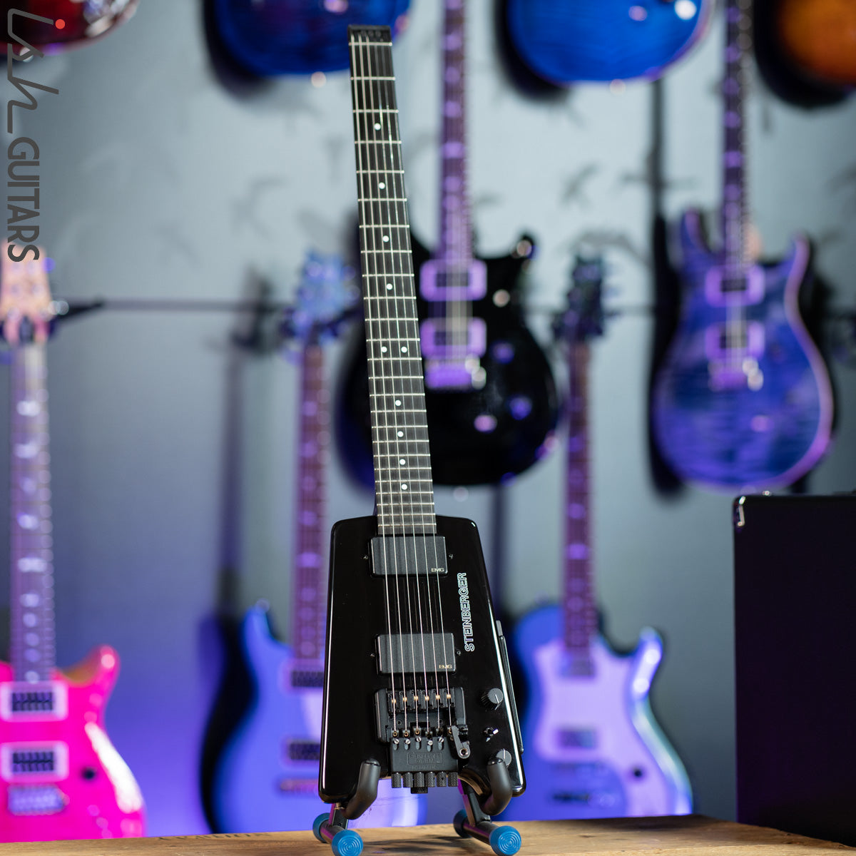 1989 Steinberger GL2T Trans Trem Guitar Black – Ish Guitars