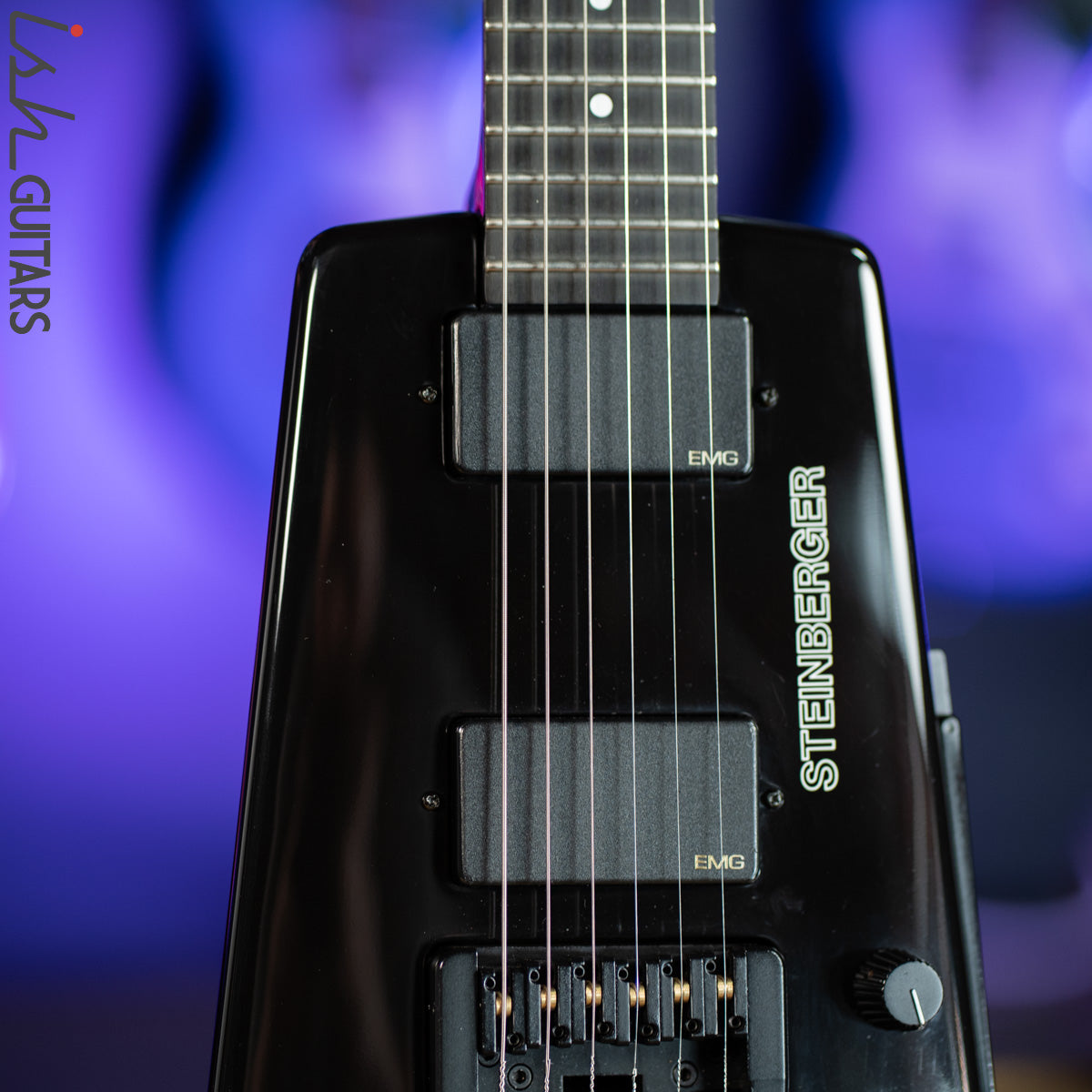 1989 Steinberger GL2T Trans Trem Guitar Black – Ish Guitars