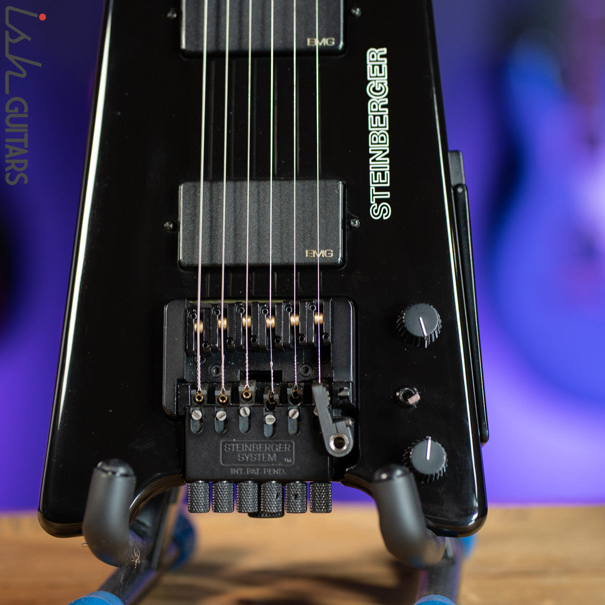 1989 Steinberger GL2T Trans Trem Guitar Black – Ish Guitars
