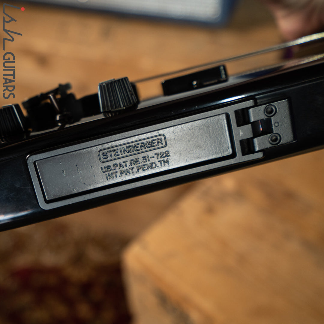 1989 Steinberger GL2T Trans Trem Guitar Black