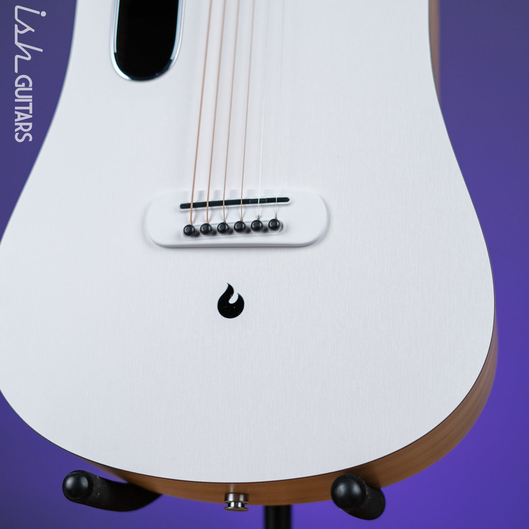 Lava Music Blue Lava Original Acoustic Guitar Walnut/Frost White w/ Lite Bag NO ELECTRONICS