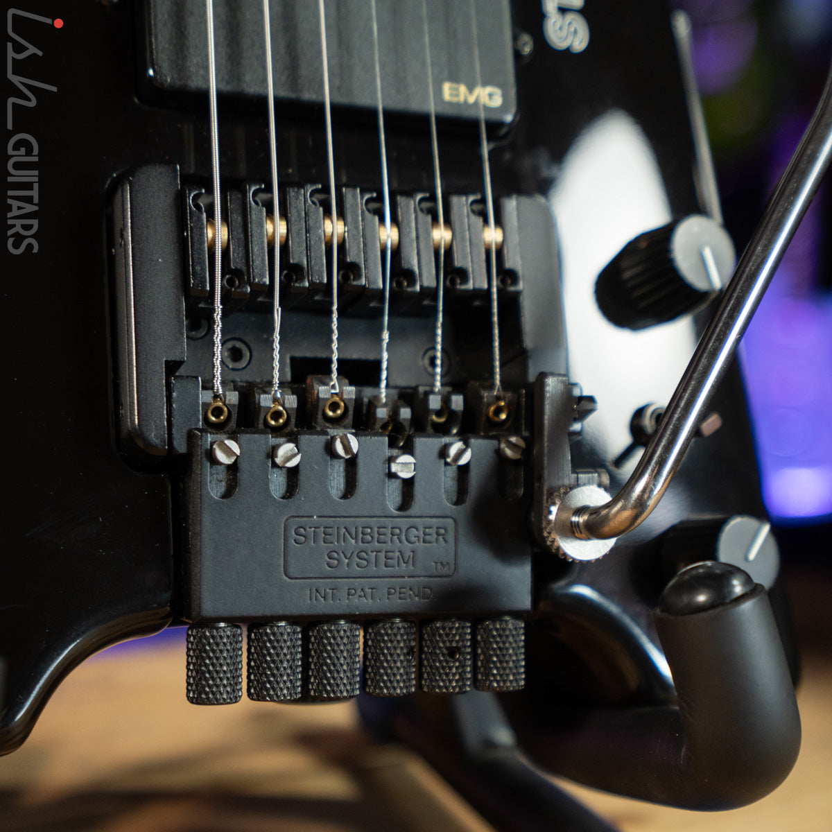 1989 Steinberger GL2T Trans Trem Guitar Black – Ish Guitars