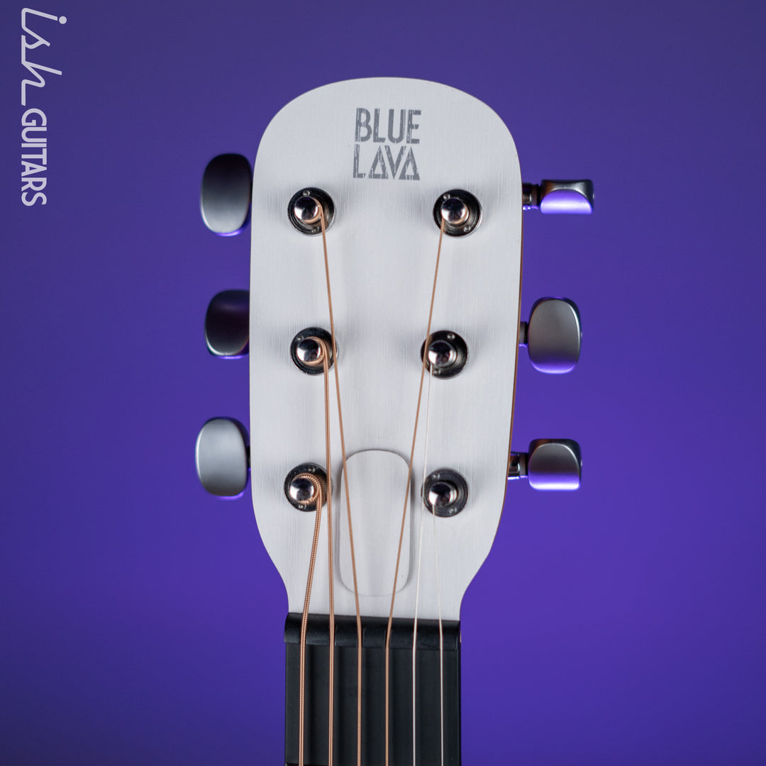 Lava Music Blue Lava Original Acoustic Guitar Walnut/Frost White w/ Lite Bag NO ELECTRONICS