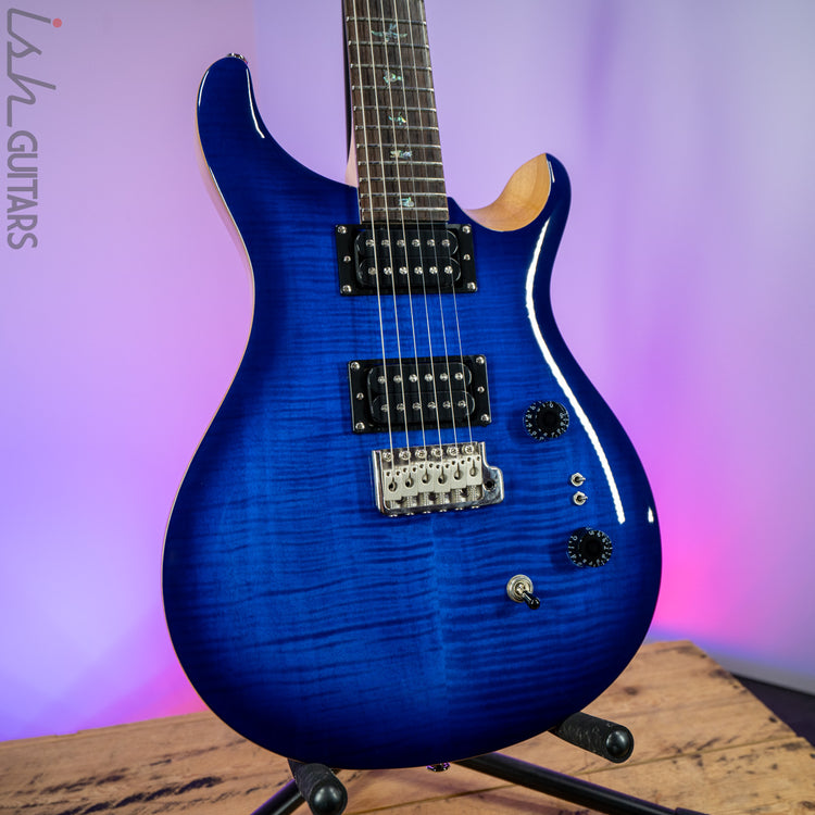 PRS SE 35th Anniversary Custom 24 Faded Blue Burst – Ish Guitars