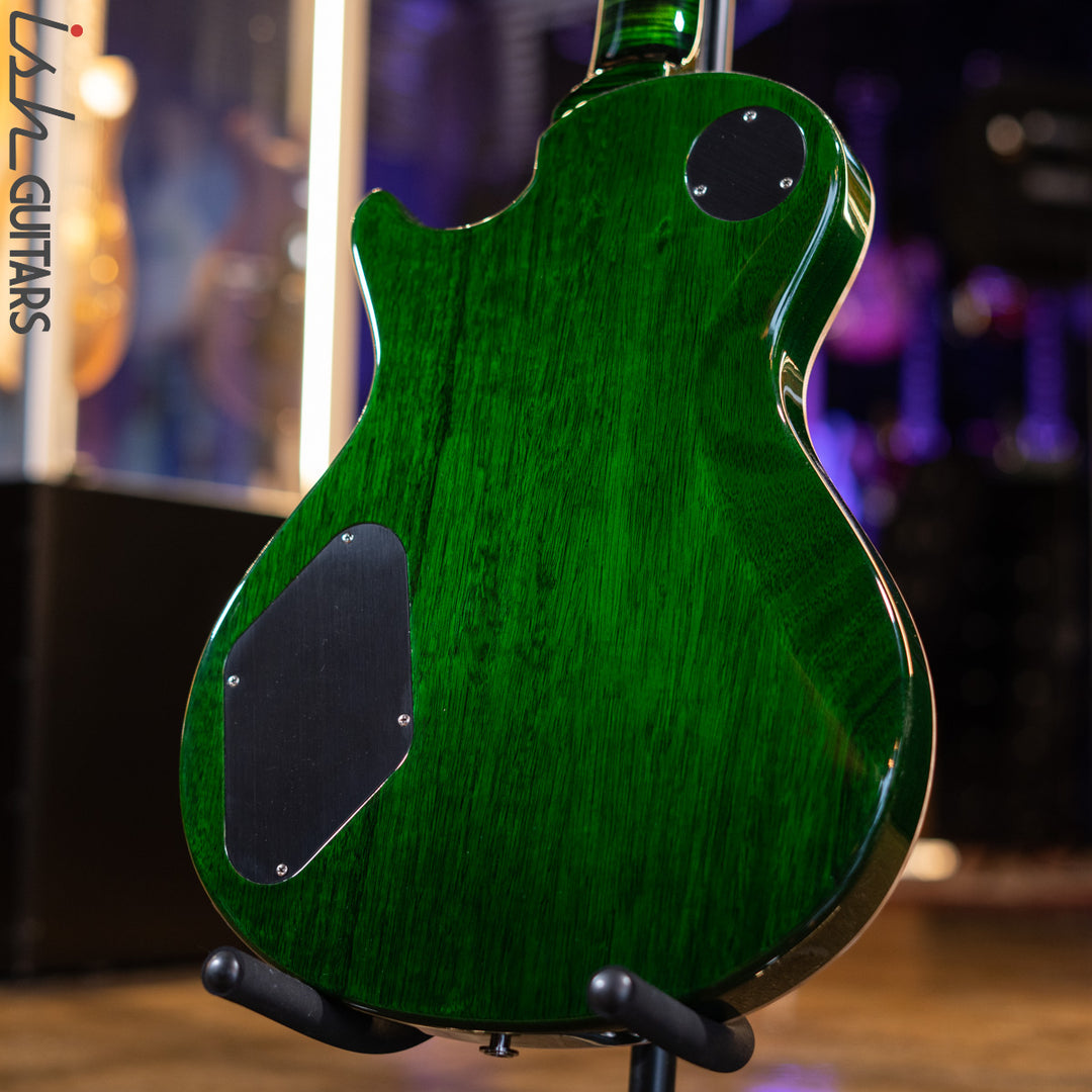 PRS Wood Library Tremonti Stoptail Jade w/ Green Burst 10 Top Quilt