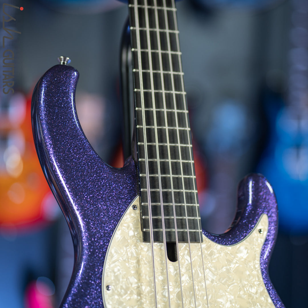 2001 Modulus Funk Unlimited FU5 Flea Bass FB5 - Rare Purple Glitter