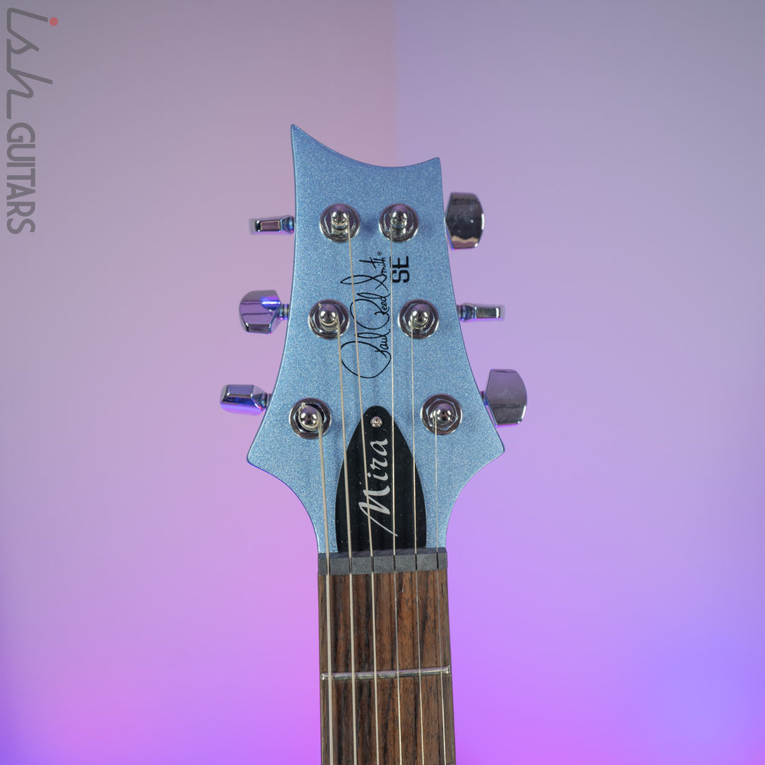 2020 PRS SE Mira Frost Blue Metallic