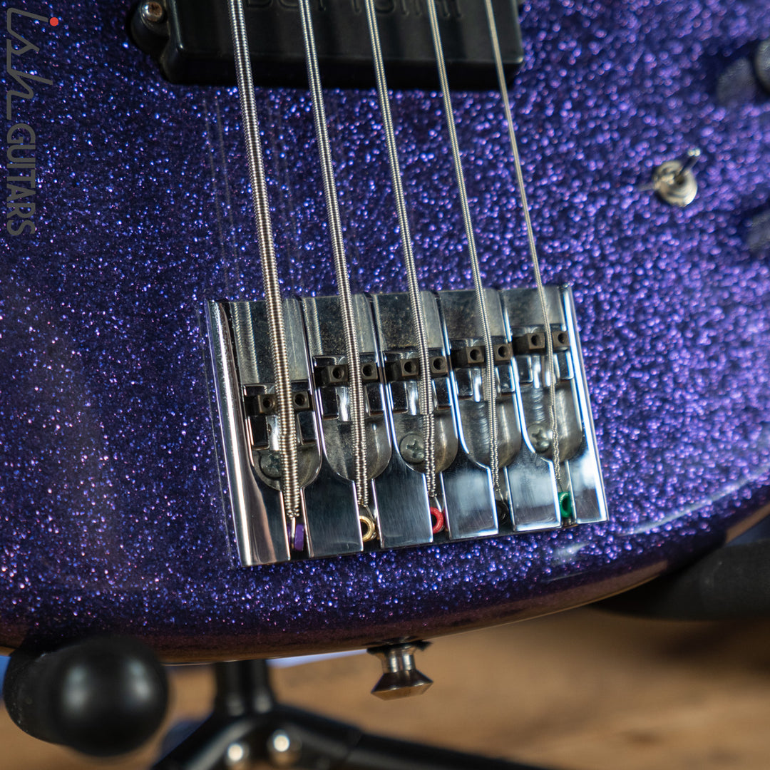 2001 Modulus Funk Unlimited FU5 Flea Bass FB5 - Rare Purple Glitter