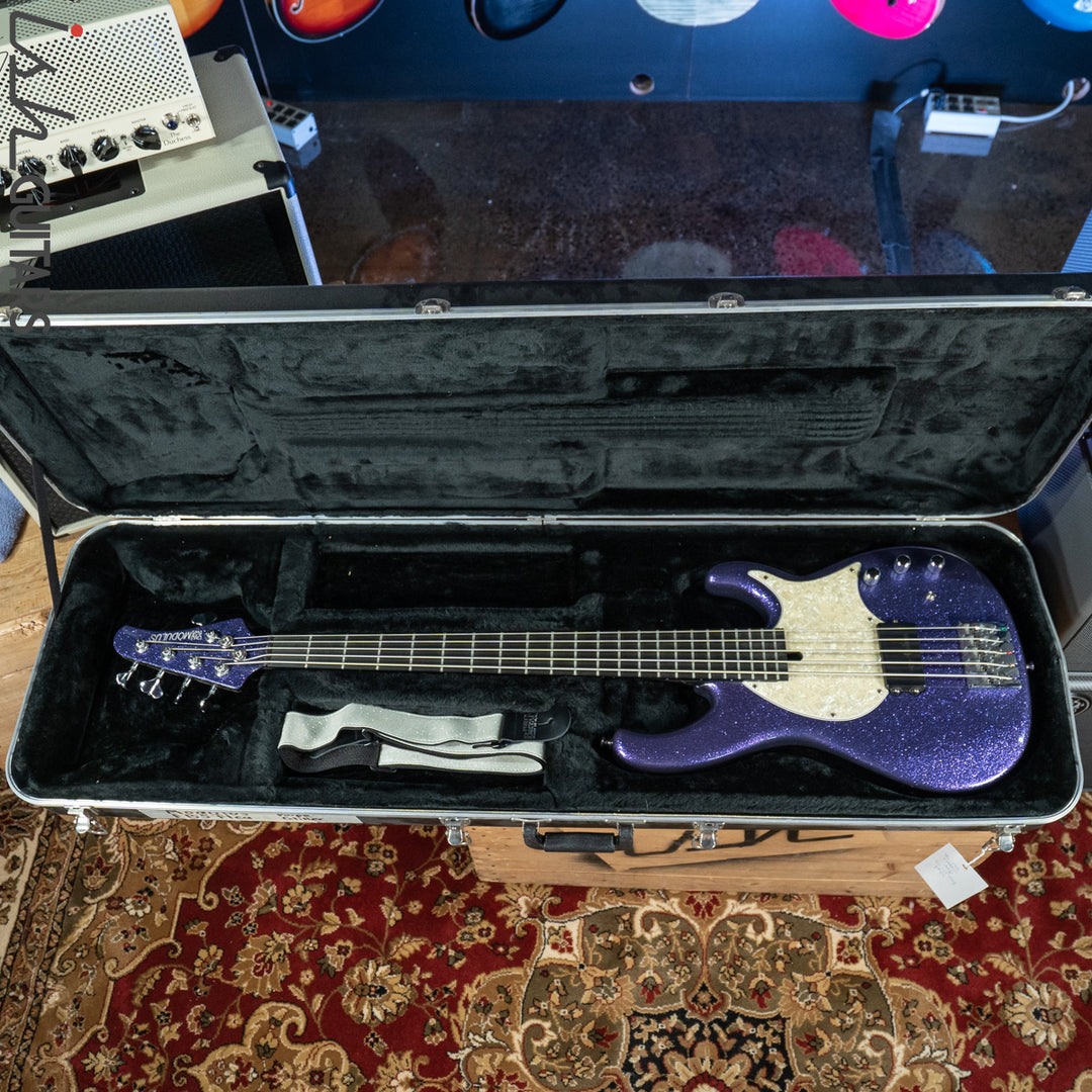 2001 Modulus Funk Unlimited FU5 Flea Bass FB5 - Rare Purple Glitter