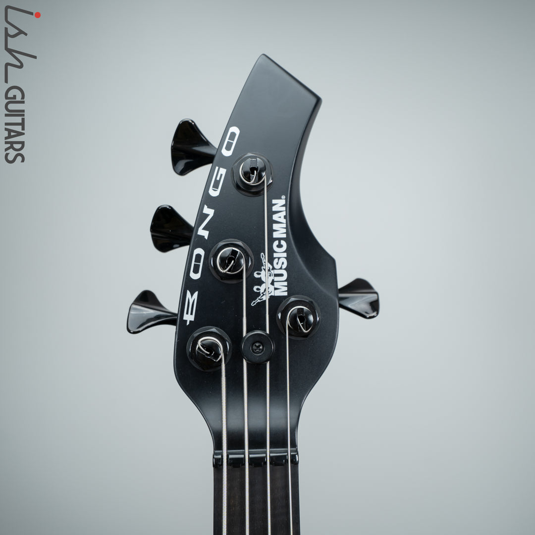 2019 Ernie Ball Music Man Bongo 4 HH Stealth Black