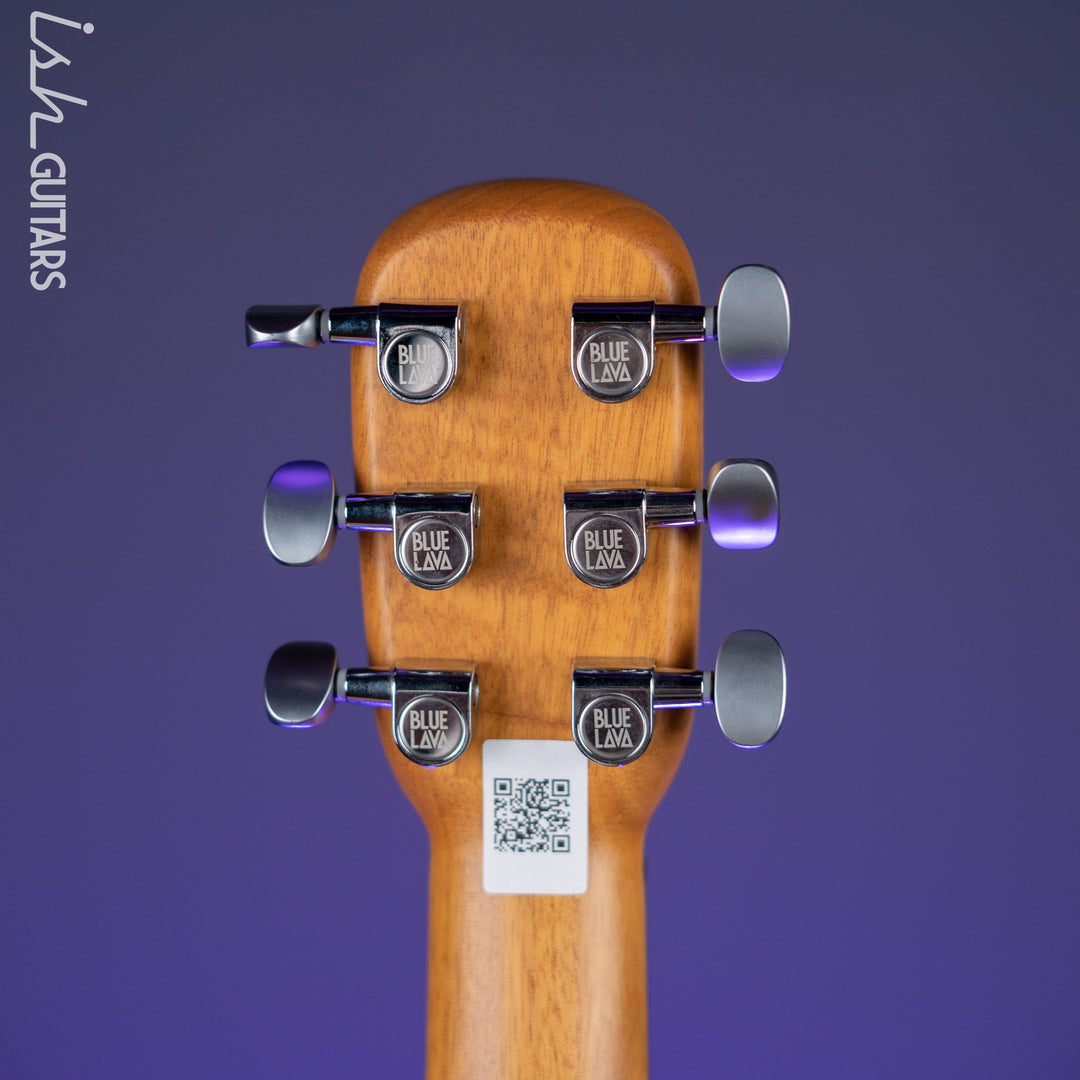 Lava Music Blue Lava Original Acoustic Guitar Walnut/Frost White w/ Lite Bag NO ELECTRONICS