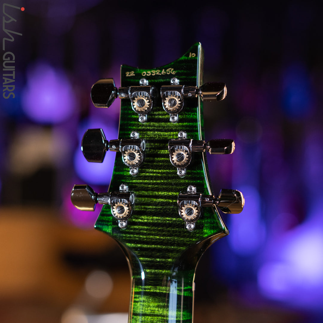 PRS Wood Library Tremonti Stoptail Jade w/ Green Burst 10 Top Quilt