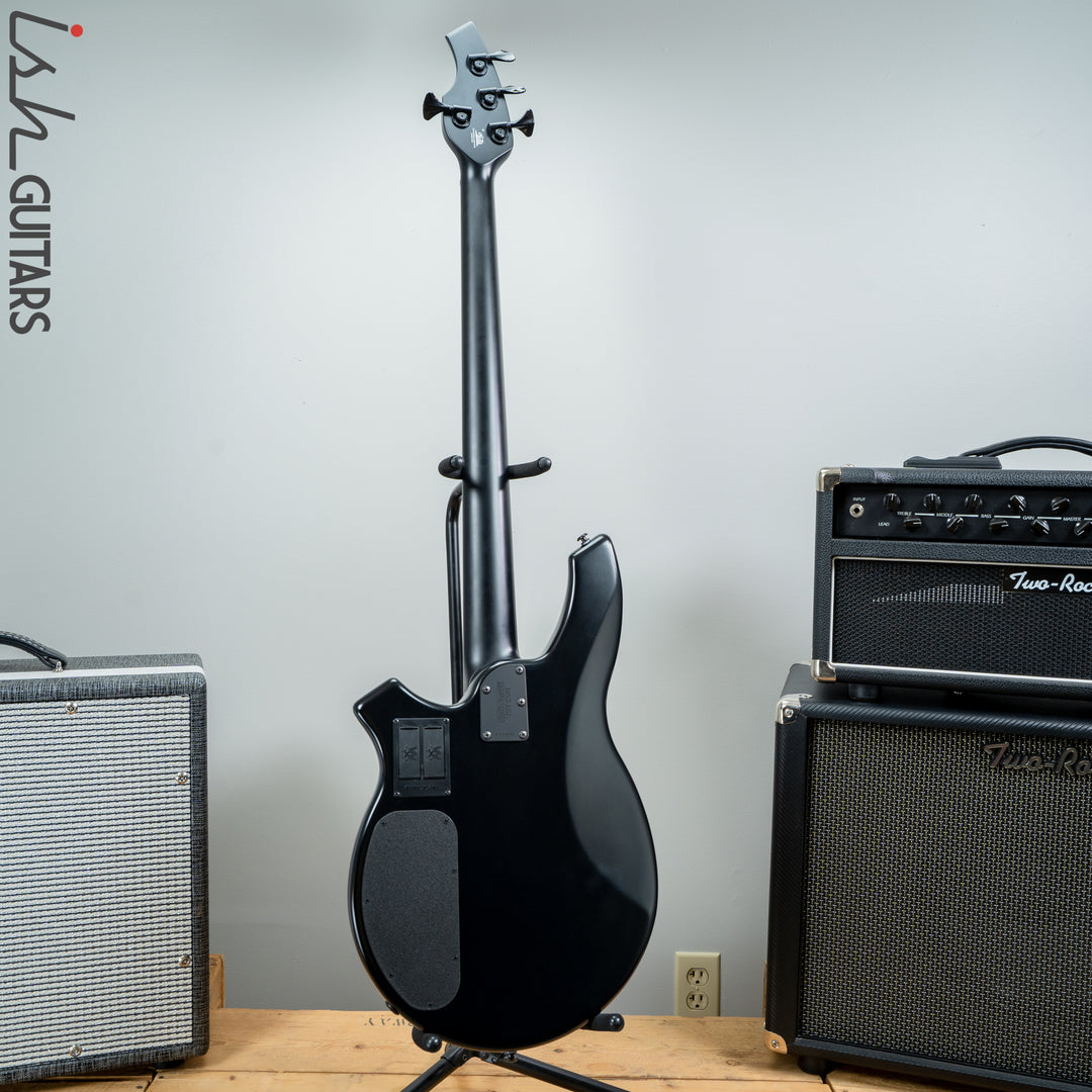 2019 Ernie Ball Music Man Bongo 4 HH Stealth Black