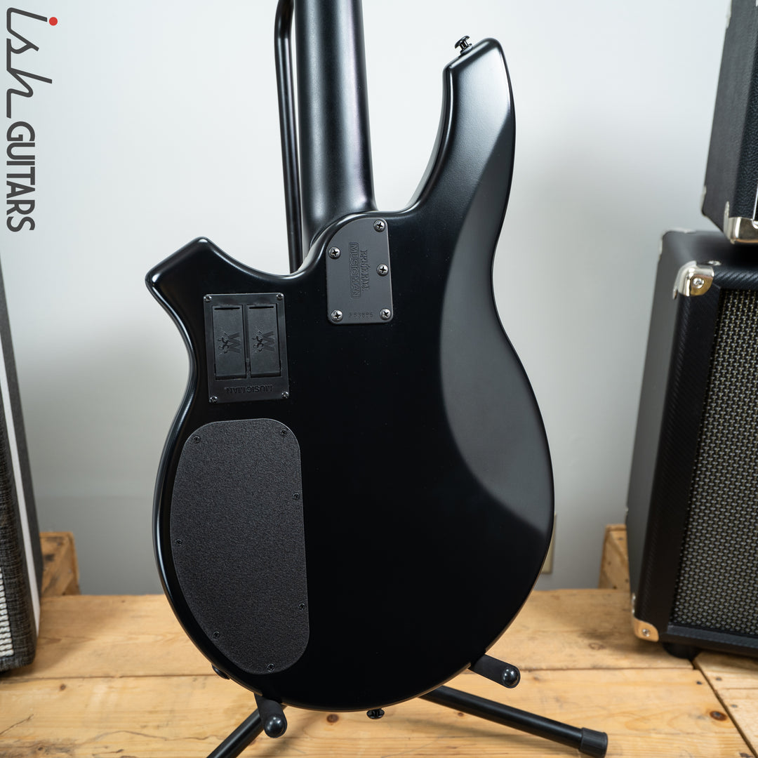 2019 Ernie Ball Music Man Bongo 4 HH Stealth Black