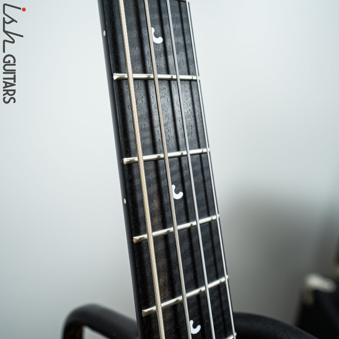 2019 Ernie Ball Music Man Bongo 4 HH Stealth Black