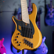 Dingwall NG-3 5-String Bass Left Handed Metallic Gold Matte