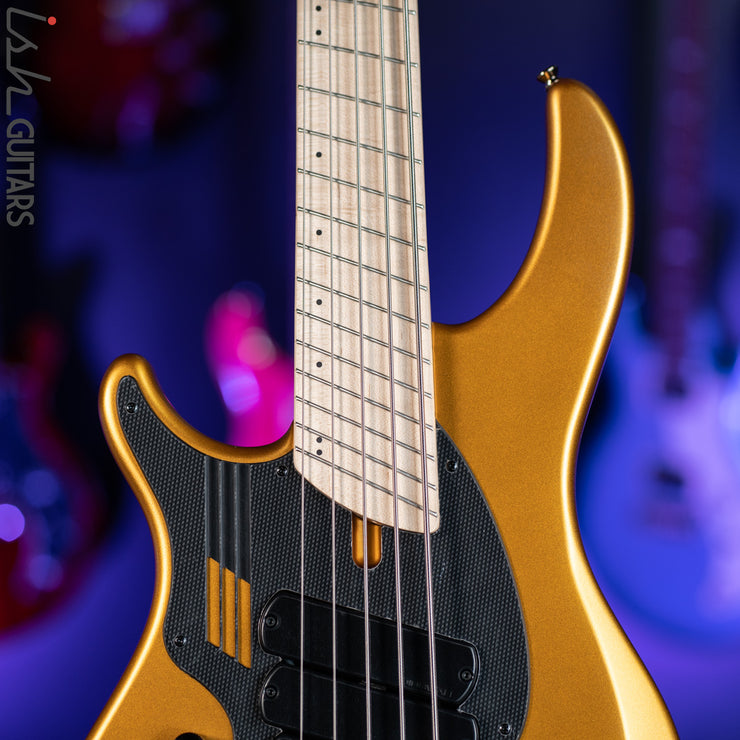 Dingwall NG-3 5-String Bass Left Handed Metallic Gold Matte