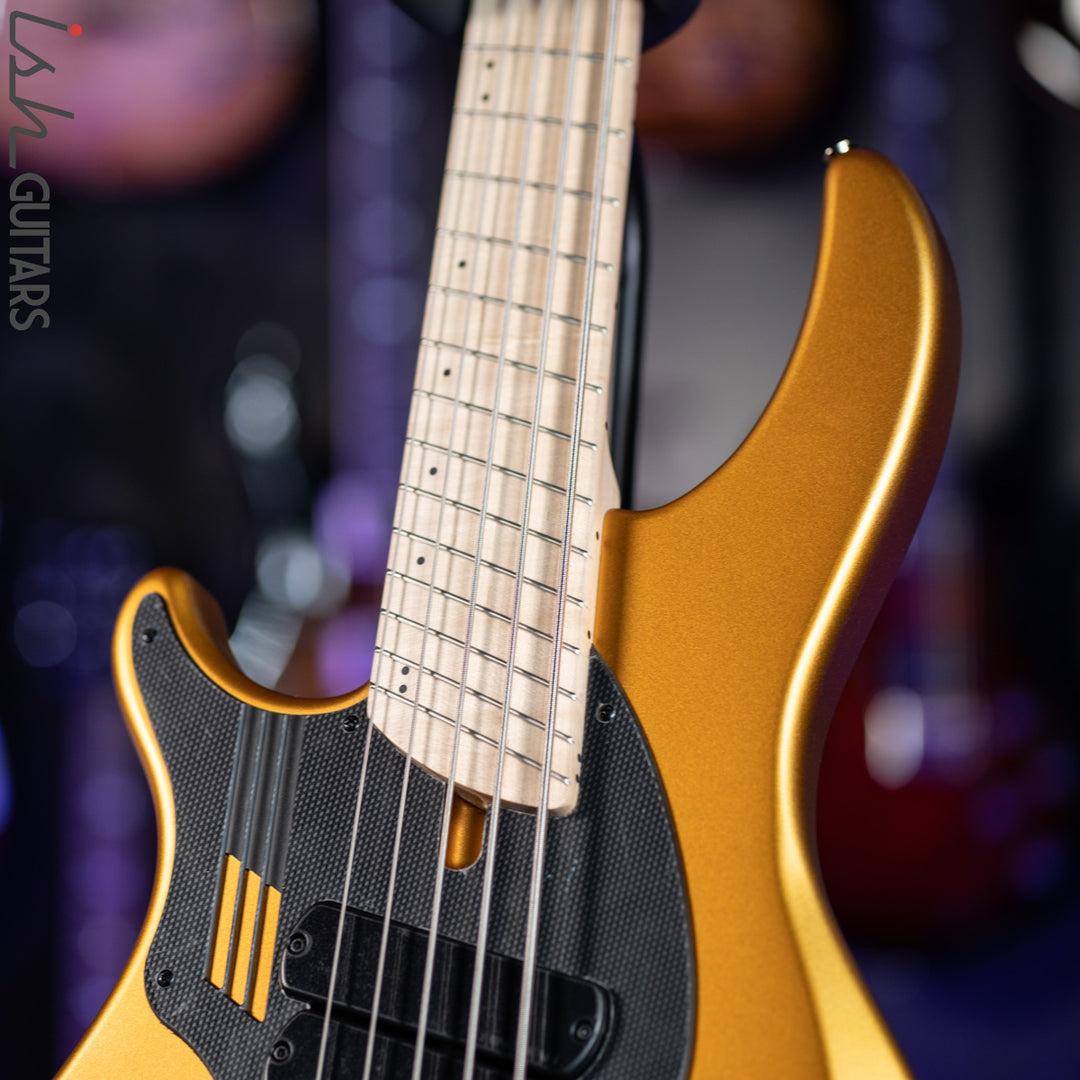 Dingwall NG-3 5-String Bass Left Handed Metallic Gold Matte