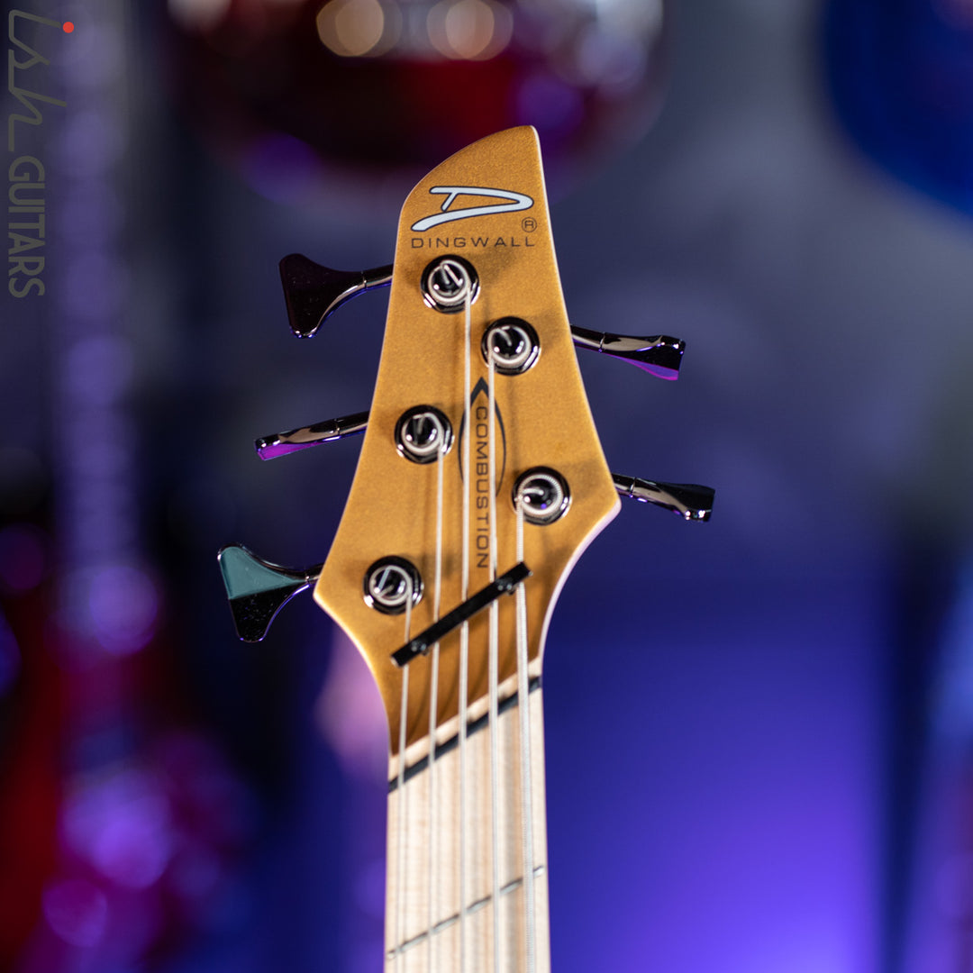 Dingwall NG-3 5-String Bass Left Handed Metallic Gold Matte